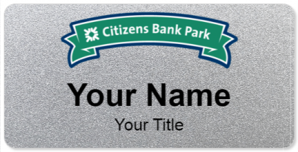Custom name badges for Citizens Bank Park