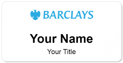 Custom name badges for Barclays