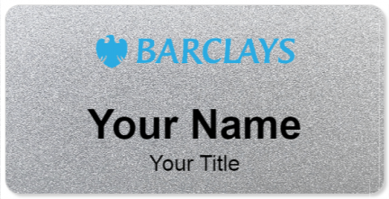 Custom name badges for Barclays