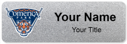 Custom name badges for Comerica Park