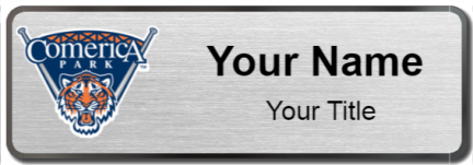 Custom name badges for Comerica Park