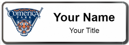 Custom name badges for Comerica Park