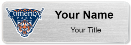 Custom name badges for Comerica Park