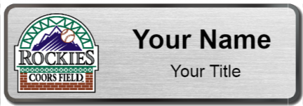 Custom name badges for Coors Field
