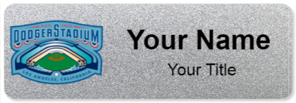 Custom name badges for Dodger Stadium