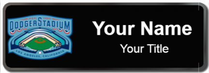 Custom name badges for Dodger Stadium
