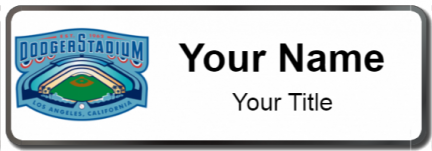 Custom name badges for Dodger Stadium