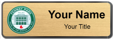 Custom name badges for Fenway Park