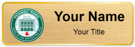 Custom name badges for Fenway Park