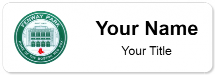 Custom name badges for Fenway Park