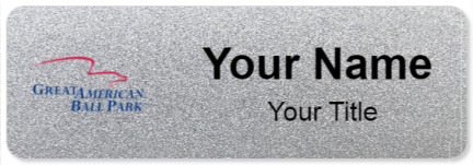 Custom name badges for Great American Ball Park