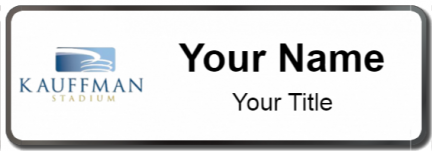 Custom name badges for Kauffman Stadium