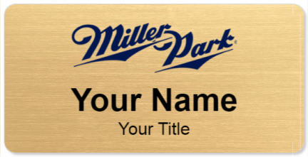 Custom name badges for Miller Park
