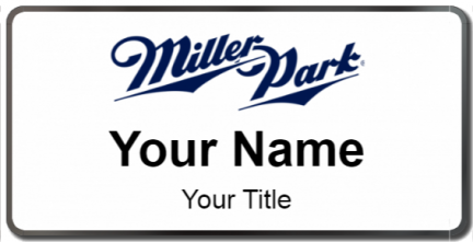 Custom name badges for Miller Park