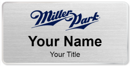 Custom name badges for Miller Park