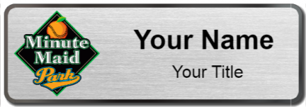 Custom name badges for Minute Maid Park