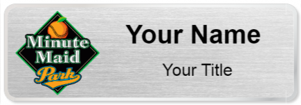 Custom name badges for Minute Maid Park