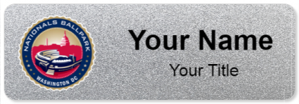 Custom name badges for Nationals Park