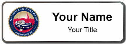 Custom name badges for Nationals Park