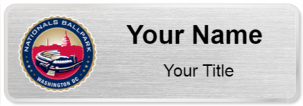 Custom name badges for Nationals Park