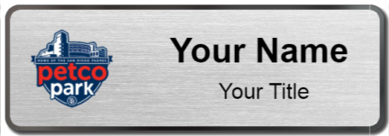 Custom name badges for Petco Park