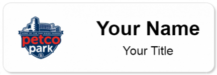 Custom name badges for Petco Park