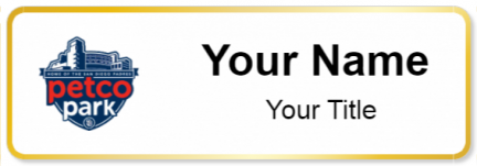 Custom name badges for Petco Park