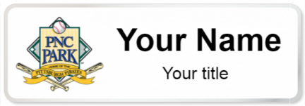 Custom name badges for PNC Park