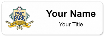 Custom name badges for PNC Park