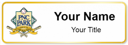 Custom name badges for PNC Park
