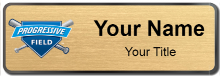 Custom name badges for Progressive Field