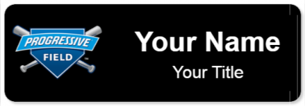 Custom name badges for Progressive Field