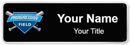 Custom name badges for Progressive Field