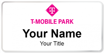 Custom name badges for T Mobile Park