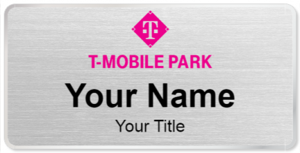 Custom name badges for T Mobile Park