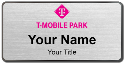 Custom name badges for T Mobile Park