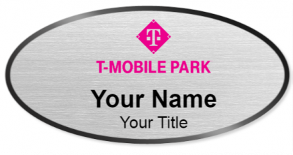 Custom name badges for T Mobile Park