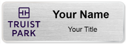 Custom name badges for Truist Park