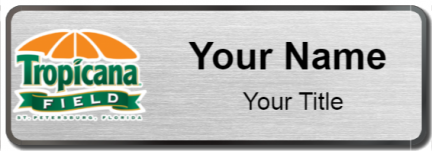 Custom name badges for Tropicana Field