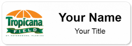 Custom name badges for Tropicana Field