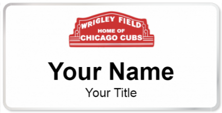 Custom name badges for Wrigley Field