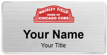 Custom name badges for Wrigley Field