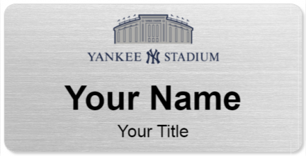 Custom name badges for Yankee Stadium