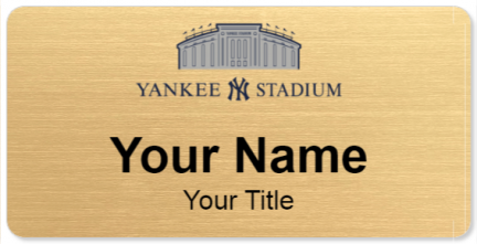 Custom name badges for Yankee Stadium