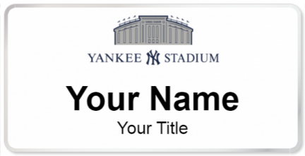 Custom name badges for Yankee Stadium