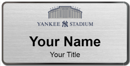 Custom name badges for Yankee Stadium