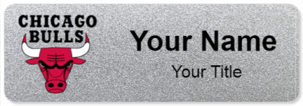Custom name badges for Chicago Bulls