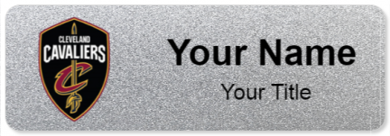 Custom name badges for Cleveland Cavaliers