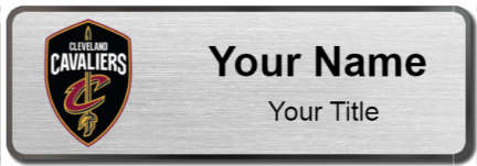Custom name badges for Cleveland Cavaliers