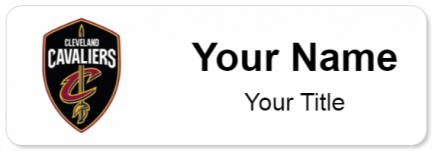 Custom name badges for Cleveland Cavaliers